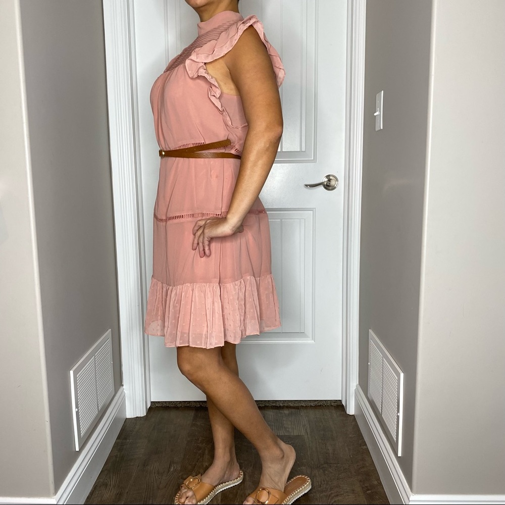 Who What Wear Blush Pink Mid length dress NWT
